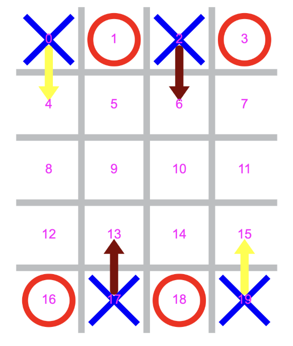M-type arrow button examples